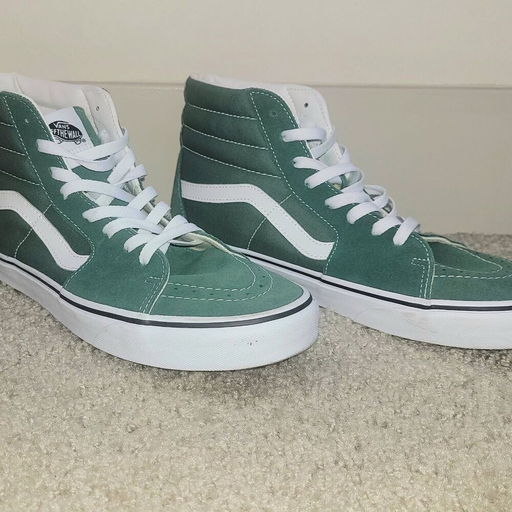 VANS SK8-Hi Green - Size 9.5 - Picture 2 of 5